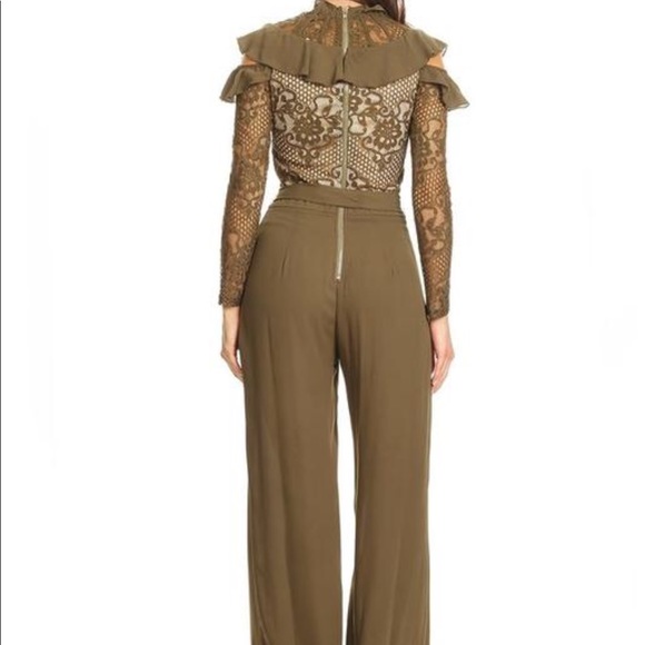 Elegant One Piece Lace Jumpsuit - Picture 3 of 5